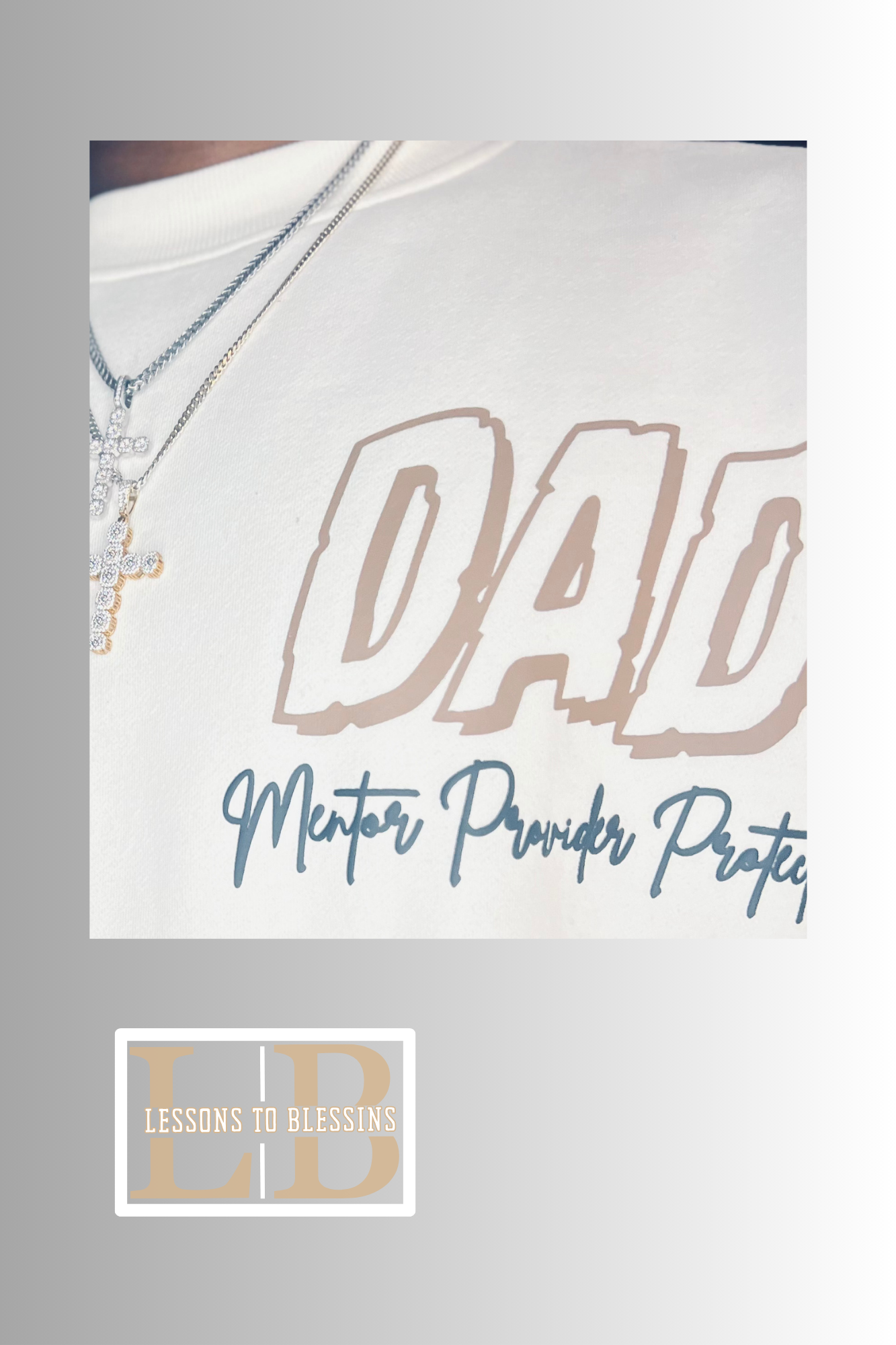 Pre-Order(4-7Wks)- Dad: Mentor, Provider, Protector, Puff Print Sweatshirt